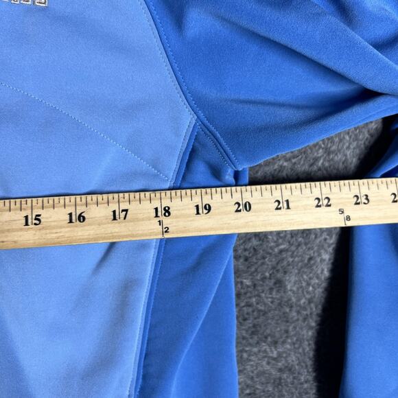 The North Face Jacket Womens Large Blue Flight Series TKA Stretch Zip Hiking - Picture 9 of 11